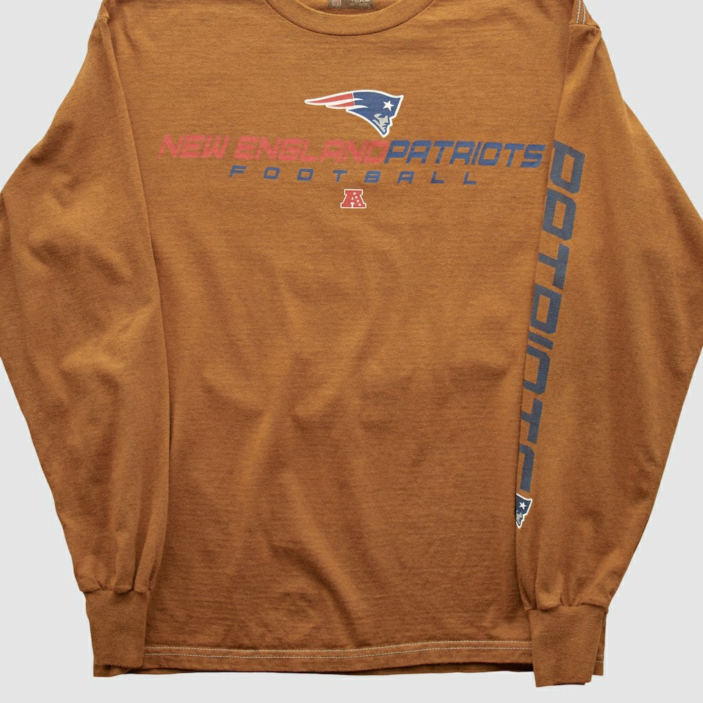 New England Patriots NFL 2000s Long Sleeve T-shirt - Clay Vintage outlet