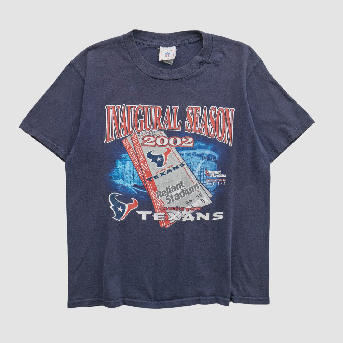 Houston Texans NFL 2002 T-shirt - Navy Vintage for sale