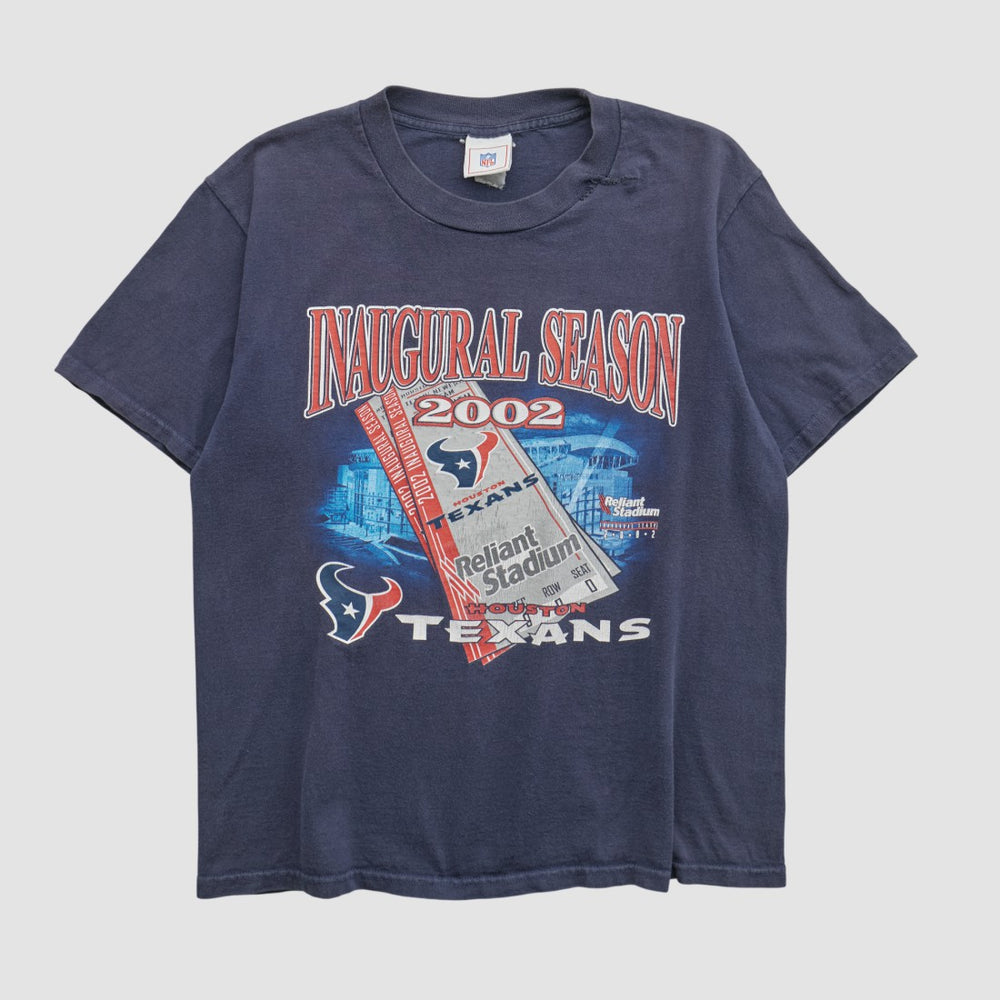 Houston Texans NFL 2002 T-shirt - Navy Vintage for sale
