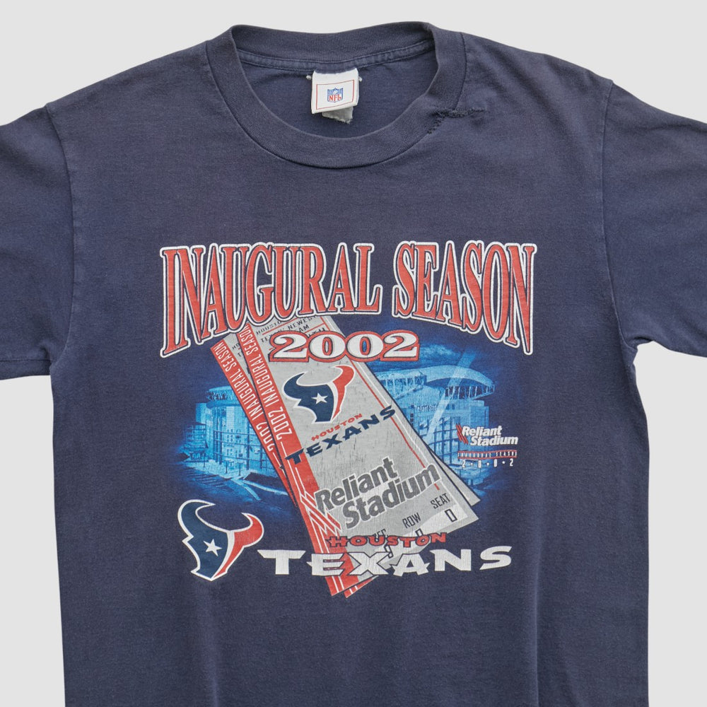 Houston Texans NFL 2002 T-shirt - Navy Vintage for sale