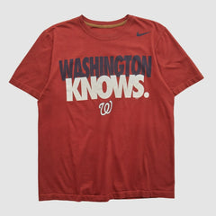 Washington Nationals 2010s T-shirt Maroon Vintage