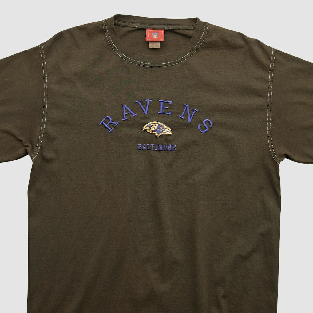 Baltimore Ravens NFL 2000s T-shirt - Brown Vintage for sale