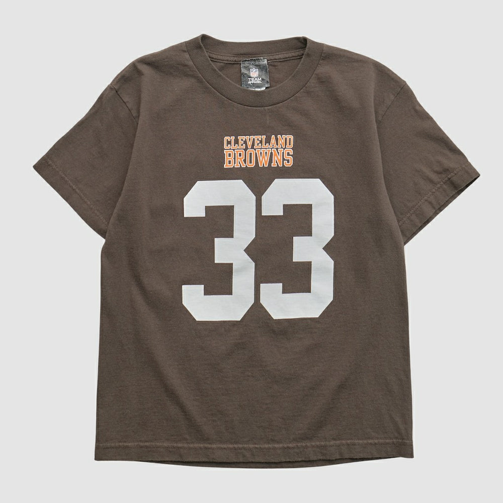 Cleveland Browns NFL 2010s T-shirt - Brown - Yth L Real Vintage sale