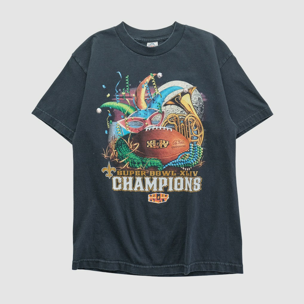 New Orleans Saints Alstyle 2010 T-shirt - Black Vintage discount