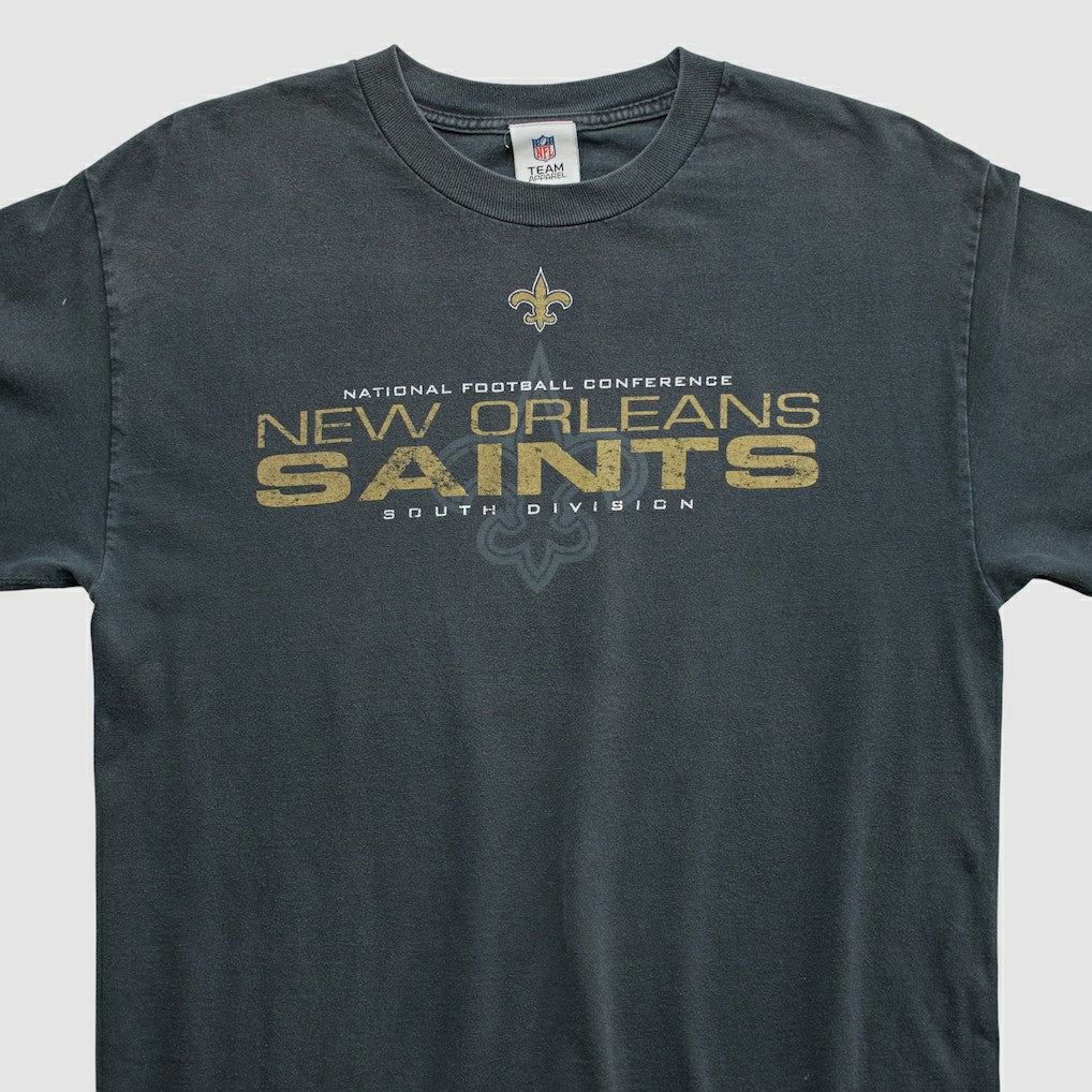 New Orleans Saints NFL 2010s Long Sleeve T-shirt - Black Vintage on sale