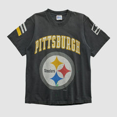 Pittsburgh Steelers Pro Player 90s T-shirt - Black Vintage for sale