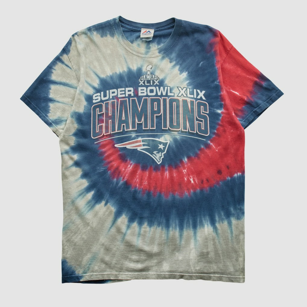 New England Patriots Majestic 2015 T-shirt - Navy Vintage outlet
