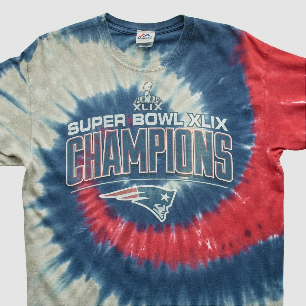New England Patriots Majestic 2015 T-shirt - Navy Vintage outlet