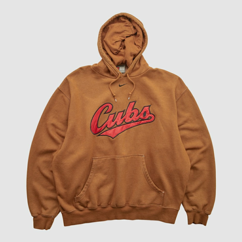 Chicago Cubs 2000s Hooded Pullover Sweatshirt Clay Vintage