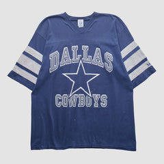 Dallas Cowboys Logo 7 90s T-shirt - Navy Vintage cheap