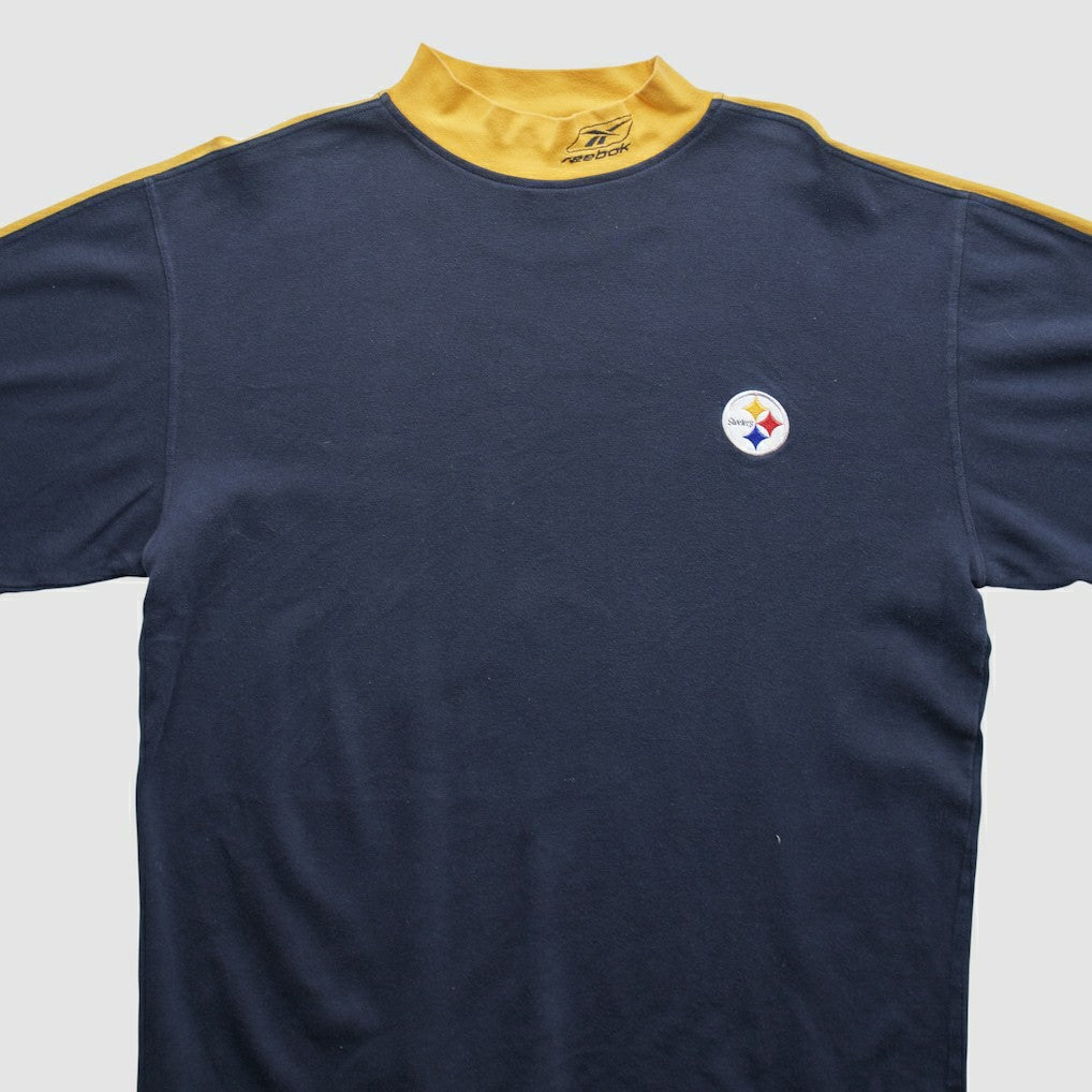 Pittsburgh Steelers Reebok 2000s Long Sleeve T-shirt - Black Vintage cheap