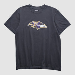 Baltimore Ravens Reebok 2000s T-shirt - Black Vintage discount