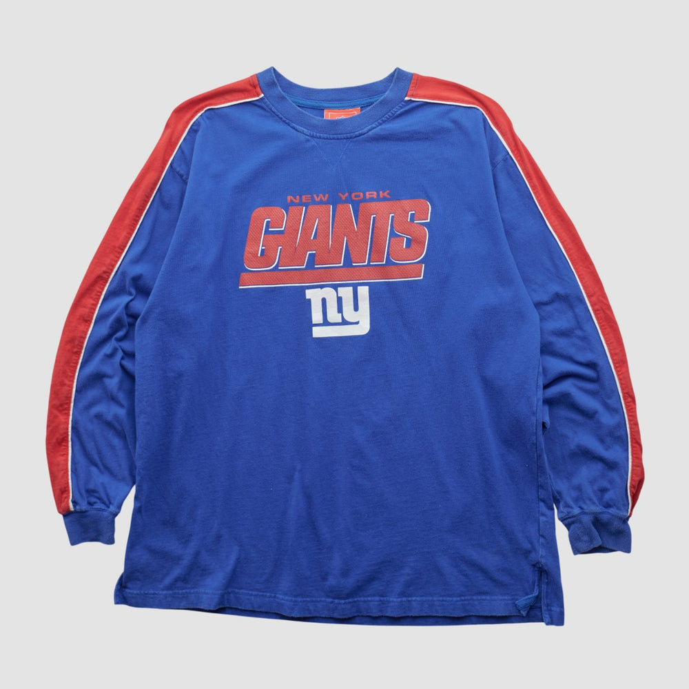 New York Giants NFL 2000s Long Sleeve T-shirt - Blue Vintage online