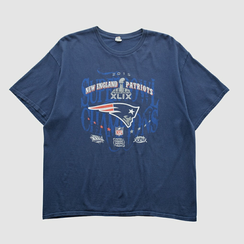 New England Patriots Delta 2015 T-shirt - Navy Vintage for sale