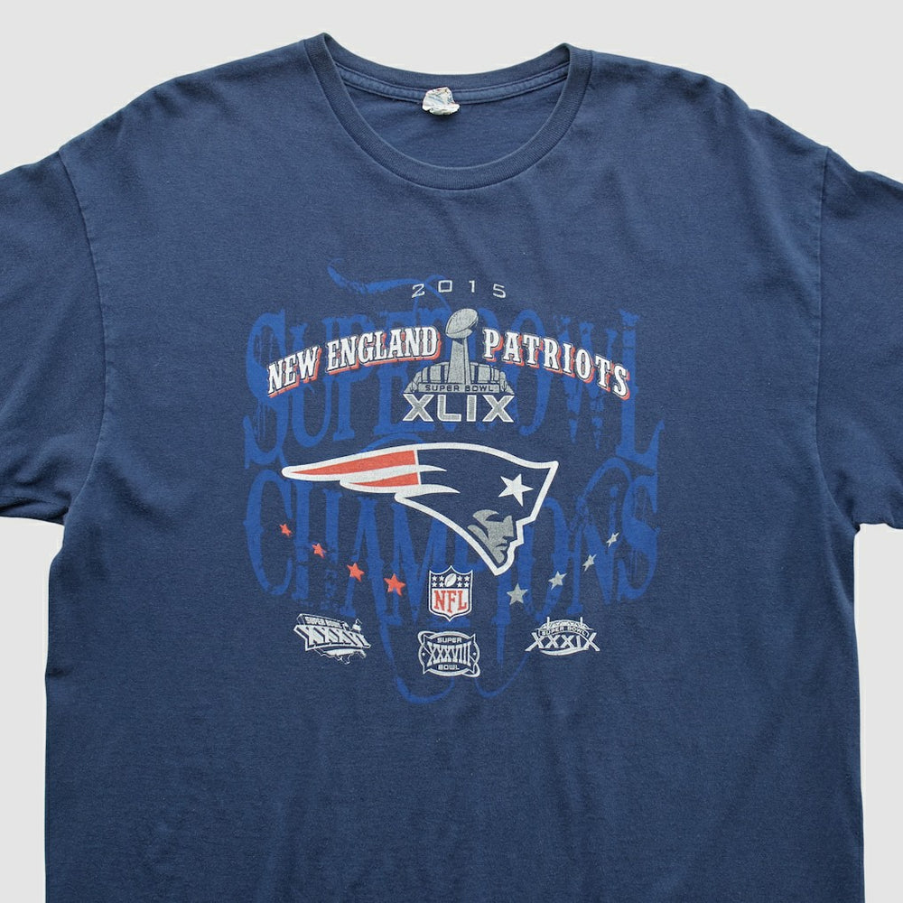 New England Patriots Delta 2015 T-shirt - Navy Vintage for sale