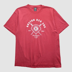 Boston Red Sox Gear For Sports 2000s T-shirt Red Vintage