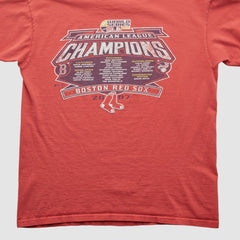 Boston Red Sox Majestic 2007 T-shirt Red Vintage