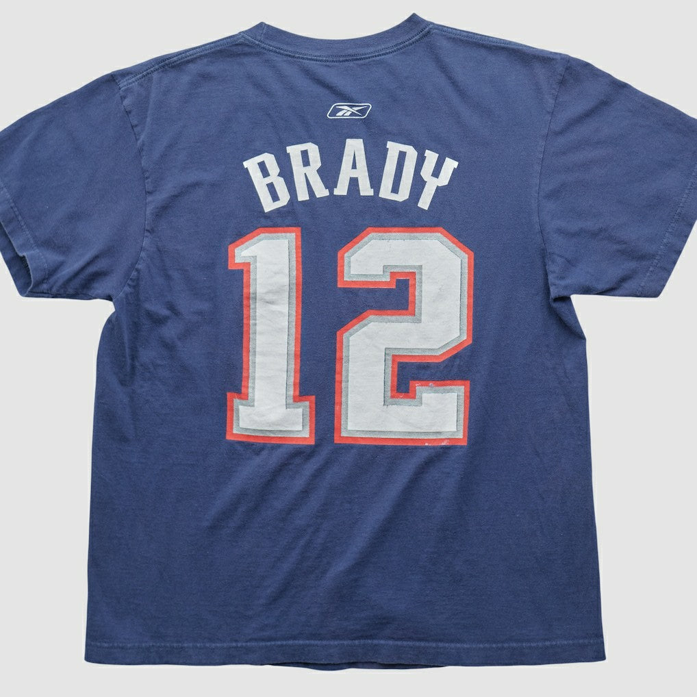 New England Patriots Reebok 2000s T-shirt - Blue Vintage discount
