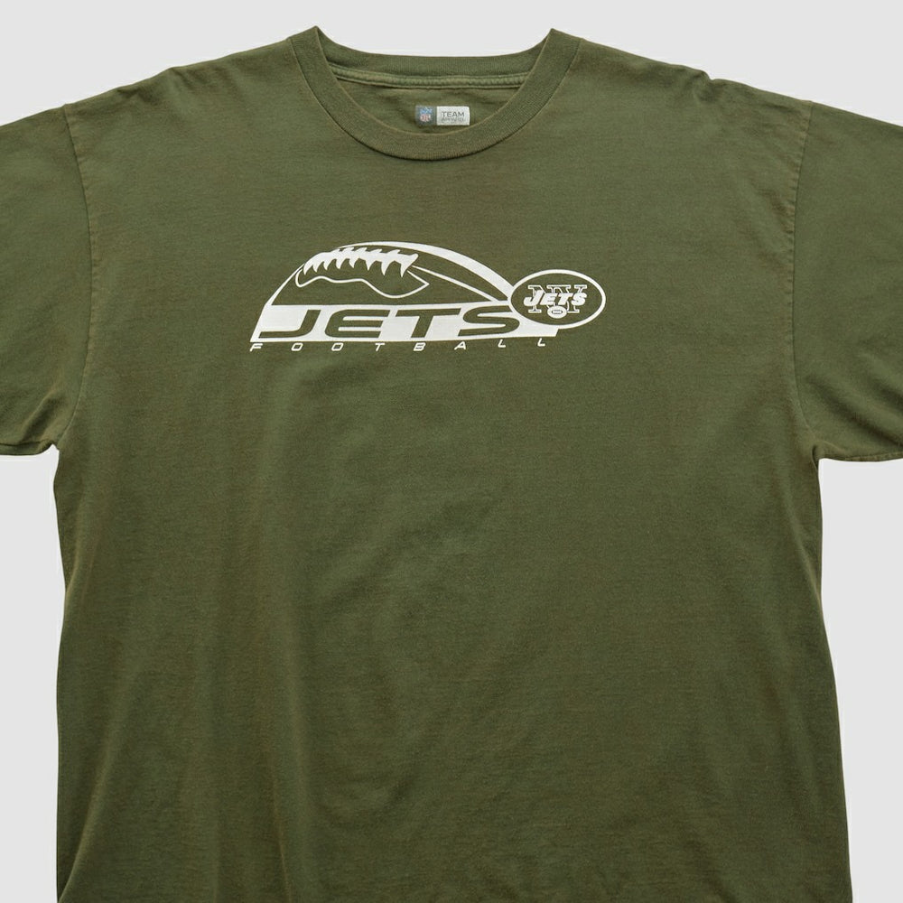 New York Jets NFL 2000s T-shirt - Olive Vintage online