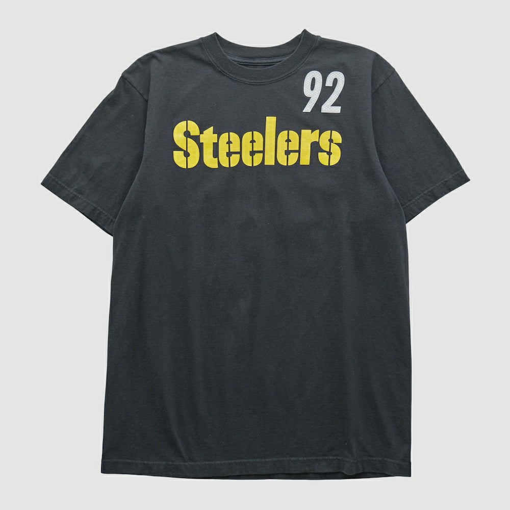 Pittsburgh Steelers Reebok 2000s T-shirt - Black Vintage sale