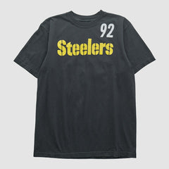 Pittsburgh Steelers Reebok 2000s T-shirt - Black Vintage sale