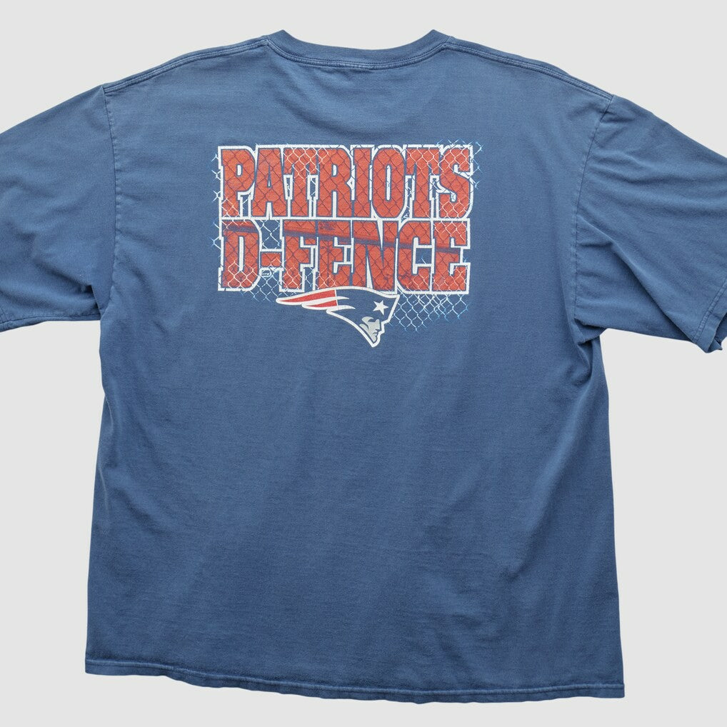 New England Patriots 2000s T-shirt - Blue Vintage outlet