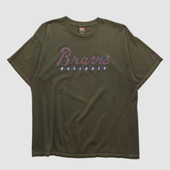Atlanta Braves 2000s T-shirt Black Vintage