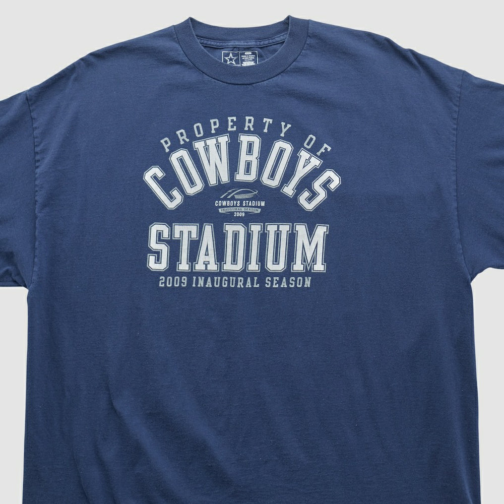 Dallas Cowboys Cowboys Authentic Apparel 2009 T-shirt - Navy Vintage on sale