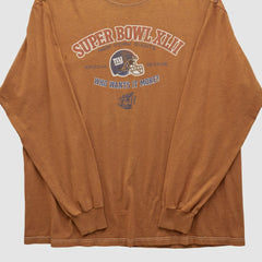 Super Bowl XLII 2008 Long Sleeve T-shirt - Clay Vintage for sale