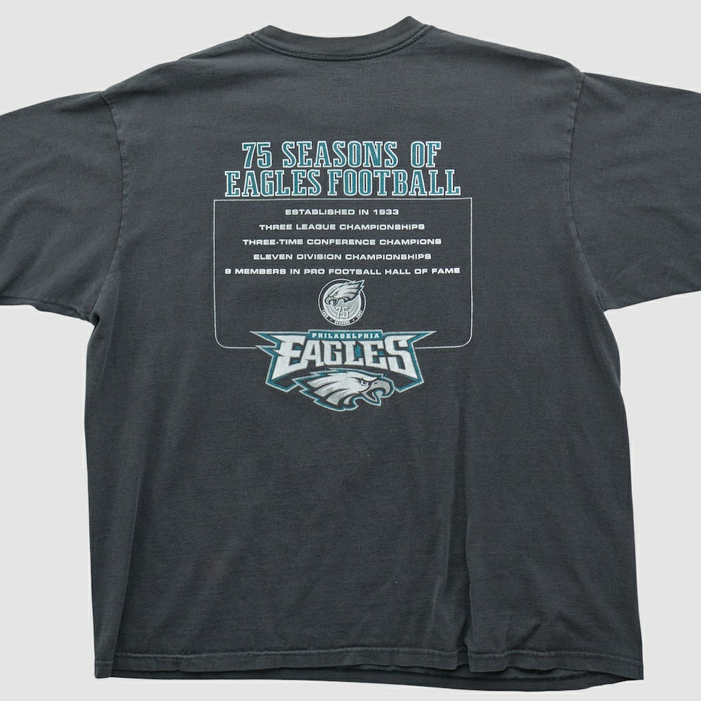 Philadelphia Eagles Reebok 2007 T-shirt - Black Vintage for sale