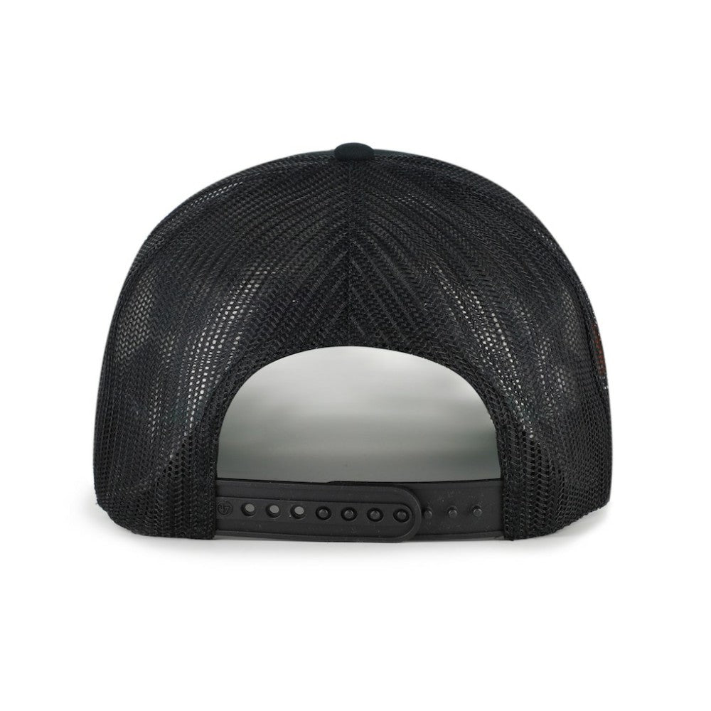 Utah Mammoth '47 Frame Out Mesh Rope Hitch Adjustable Hat - Black Hats
