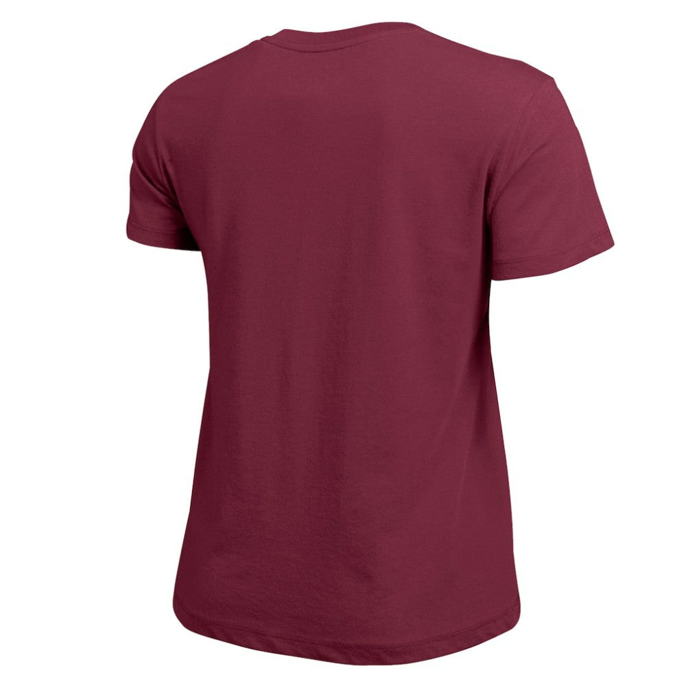 Colorado Avalanche Champion Women's Wordmark Lockup T-Shirt - Burgundy T-shirts