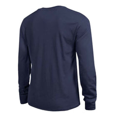Nashville Predators Champion Women's Wordmark Lockup Long Sleeve T-Shirt - Navy T-shirts
