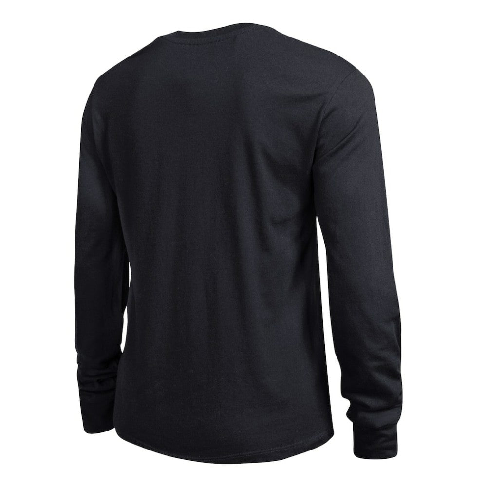 Philadelphia Flyers Champion Women's Wordmark Lockup Long Sleeve T-Shirt - Black T-shirts