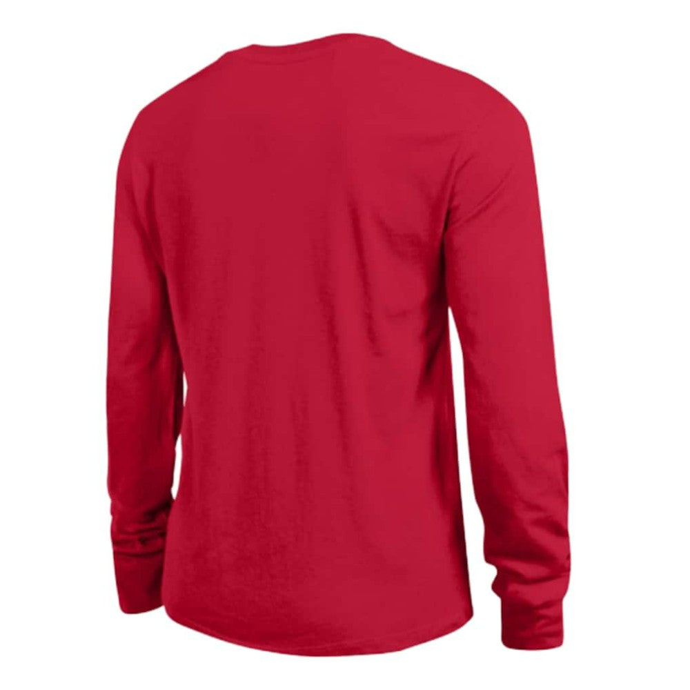 Florida Panthers Champion Women's Wordmark Lockup Long Sleeve T-Shirt - Red T-shirts