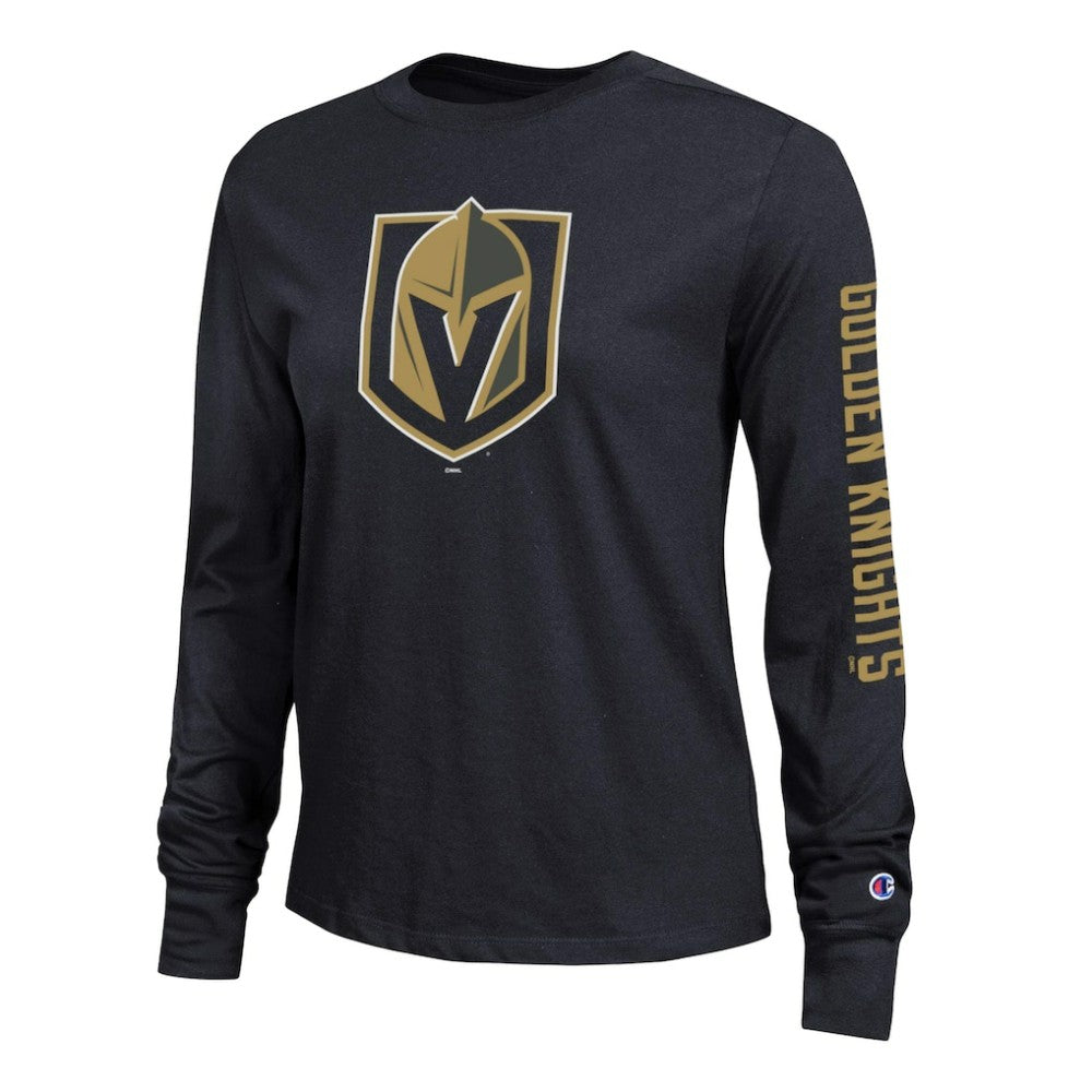 Vegas Golden Knights Champion Women's 2-Hit Long Sleeve T-Shirt - Black T-shirts