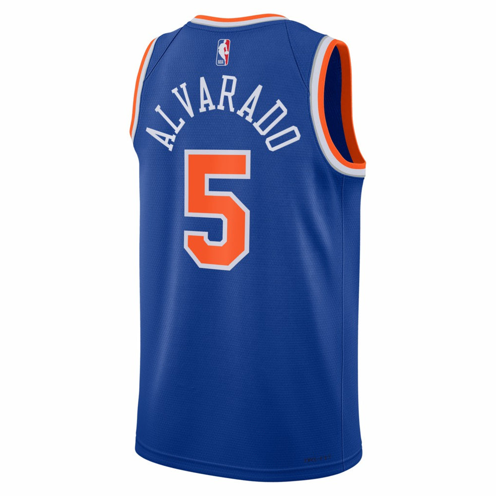 José Alvarado New York Knicks Unisex Swingman Jersey - Icon Edition - Blue for sale