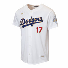 Shohei Ohtani Los Angeles Dodgers Youth 2026 Gold Collection Home Replica Jersey White