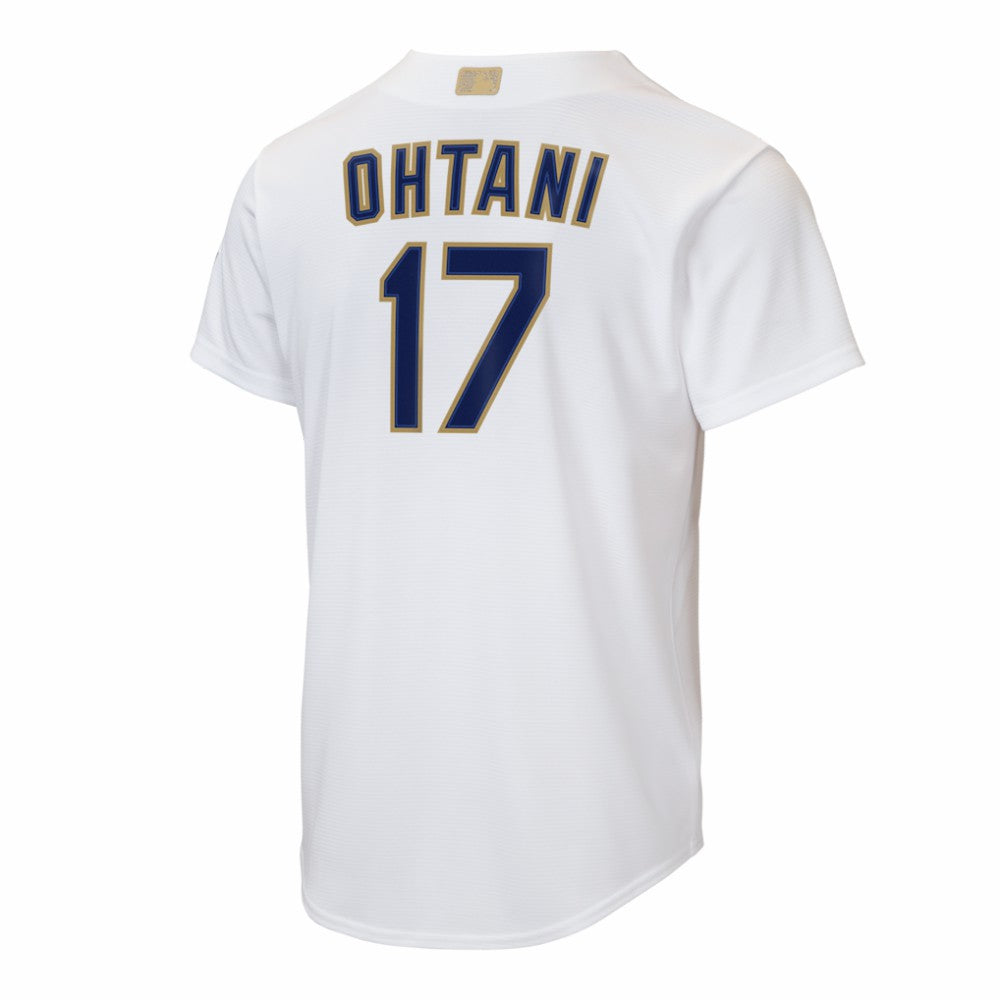 Shohei Ohtani Los Angeles Dodgers Youth 2026 Gold Collection Home Replica Jersey White