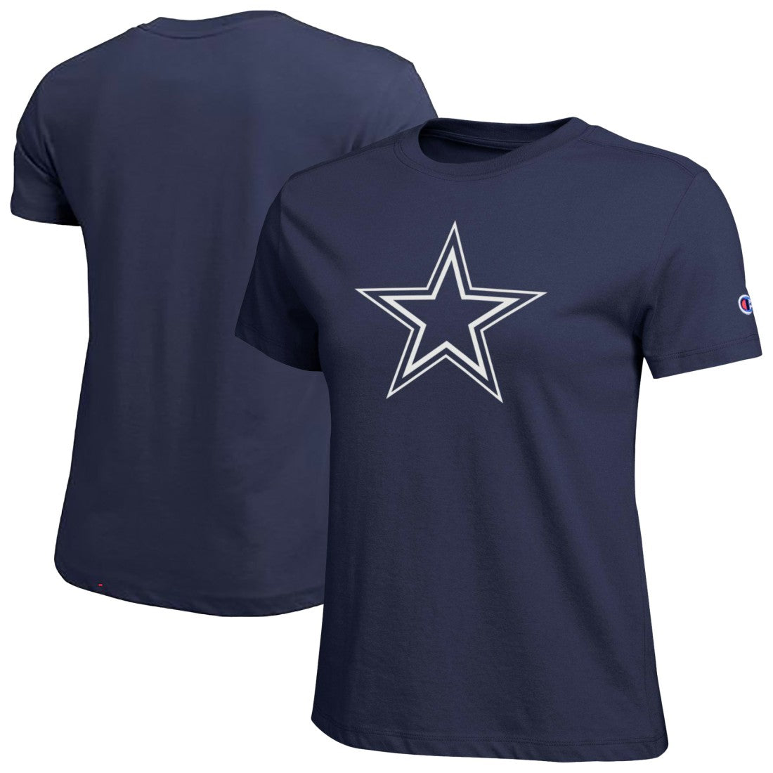Dallas Cowboys Champion Women's Logo T-Shirt - Navy on sale