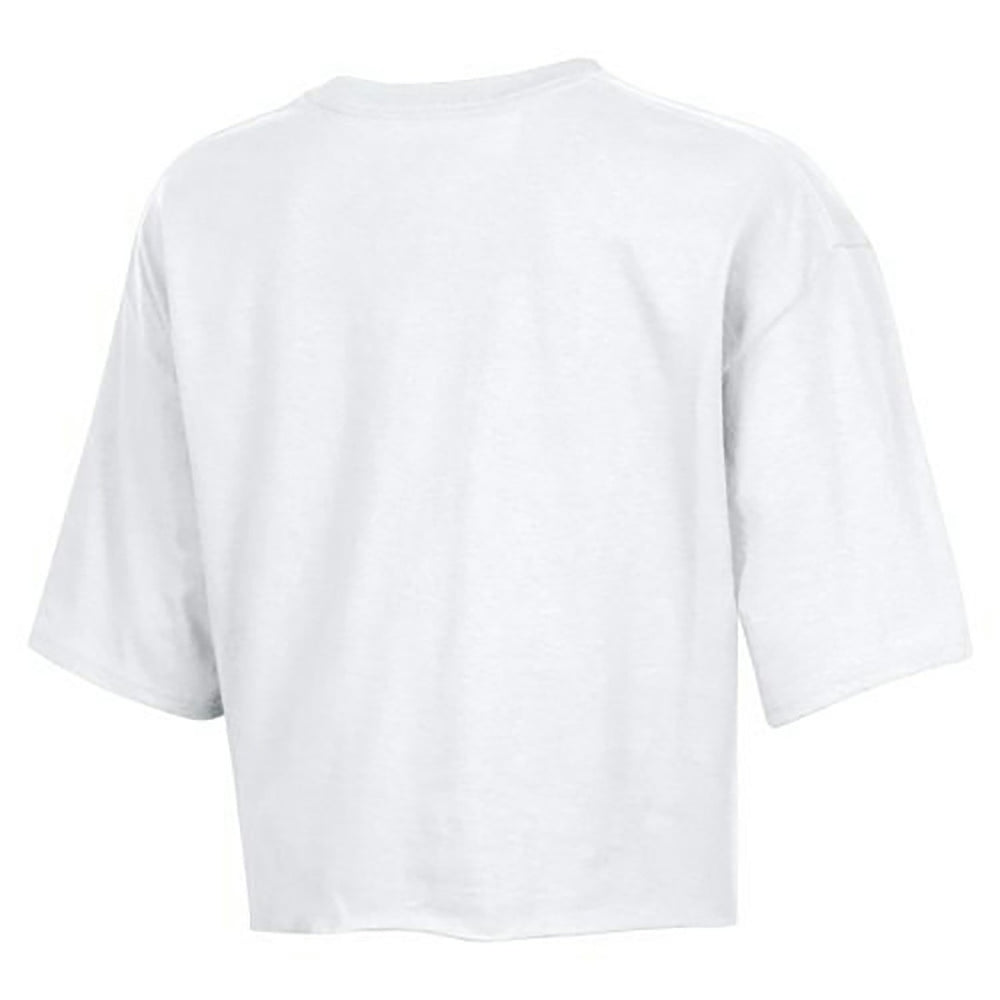 Dallas Cowboys Champion Women's Boyfriend Cropped T-Shirt - White sale