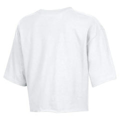 Dallas Cowboys Champion Women's Boyfriend Cropped T-Shirt - White sale