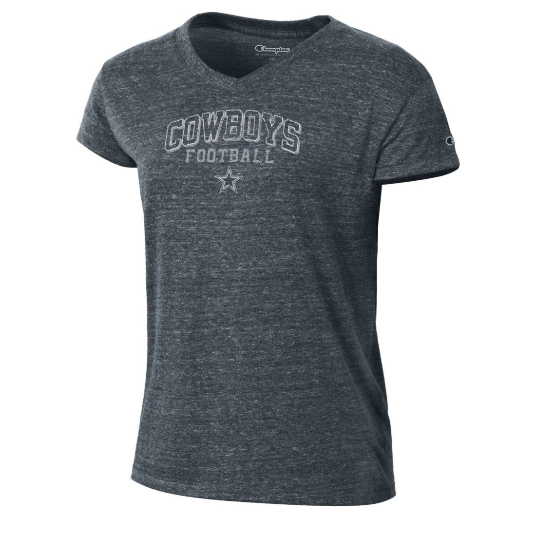 Dallas Cowboys Champion Women's Triumph Tri-Blend V-Neck T-Shirt - Navy cheap