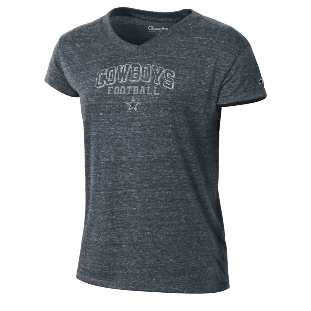 Dallas Cowboys Champion Women's Triumph Tri-Blend V-Neck T-Shirt - Navy cheap