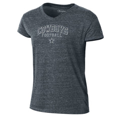 Dallas Cowboys Champion Women's Triumph Tri-Blend V-Neck T-Shirt - Navy cheap