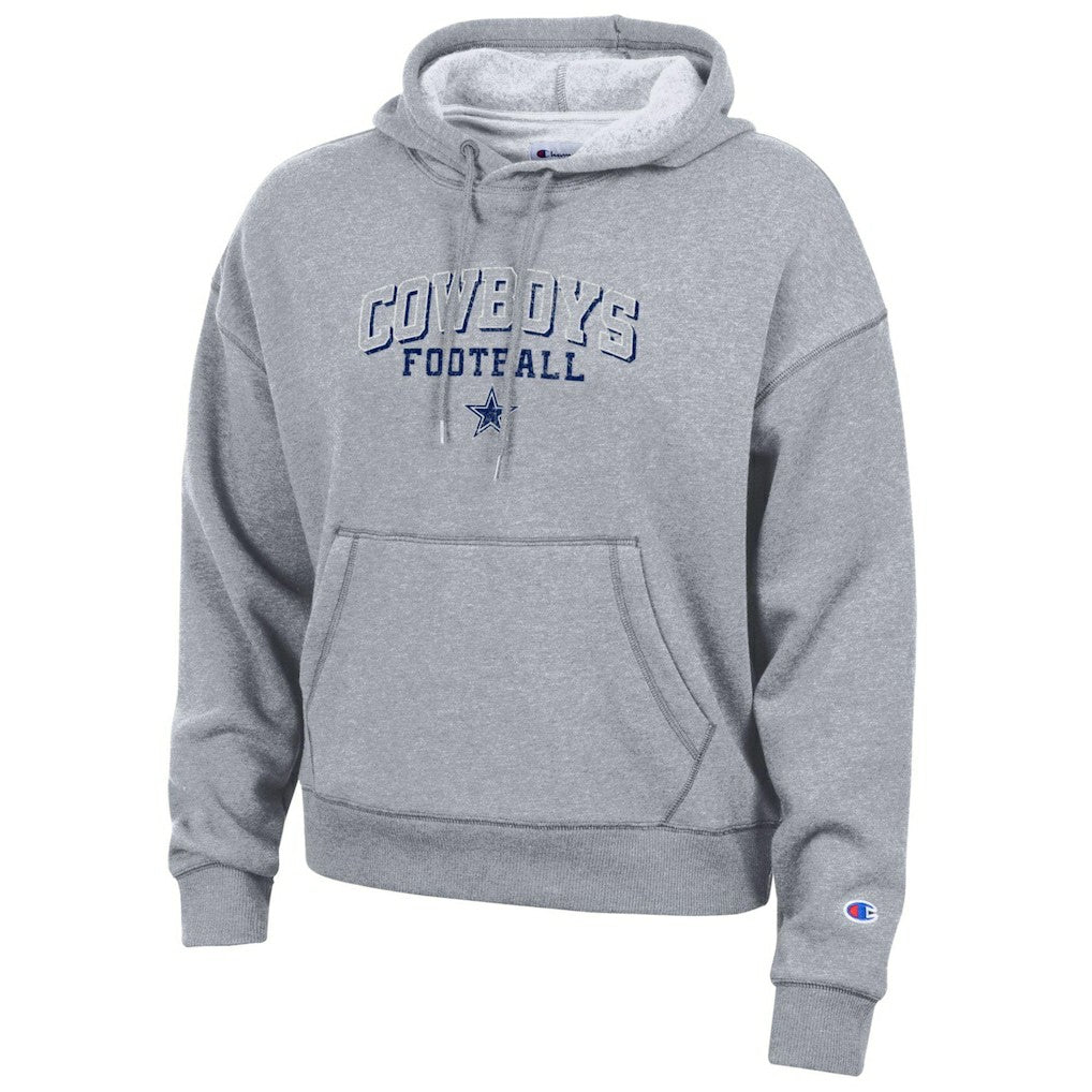 Dallas Cowboys Champion Women's Triumph Tri-Blend Hoodie - Heather Gray sale