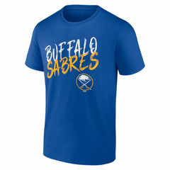 Buffalo Sabres Big & Tall Hustle Personalized Name & Number T-Shirt - Royal T-shirts