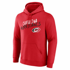 Carolina Hurricanes Hustle Personalized Name & Number Hoodie - Red Hoodies
