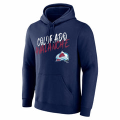 Colorado Avalanche Hustle Personalized Name & Number Hoodie - Navy Hoodies