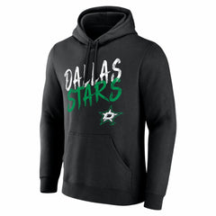 Dallas Stars Big & Tall Hustle Personalized Name & Number Hoodie - Black Hoodies